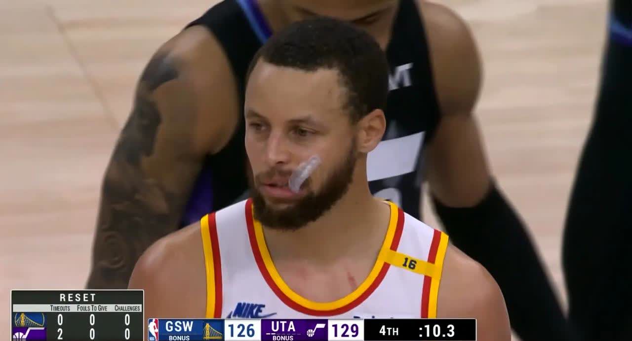 勇士客场战胜爵士结束连败